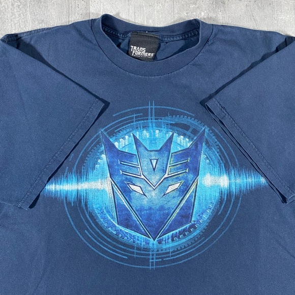 Transformers Other - 2009 Navy Transformers Movie Promo Tee Shirt